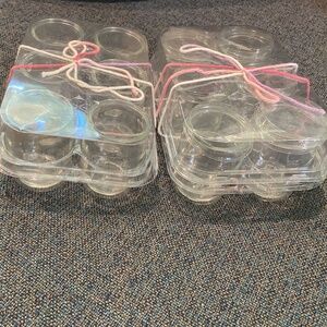 12 - 6 oz. Glass Cups Dessert Party favors or individual serving, Crafts, Candle